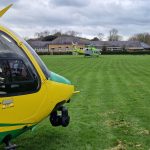 Bell 429 and AW169 together at a an emergency scene